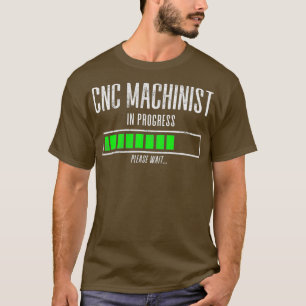 Camiseta Computador CNC em Andamento Aguarde