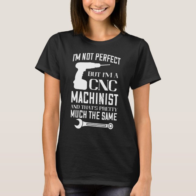 Camiseta Computador CNC Não sou o Programa CNC de Compilaçã (Frente)