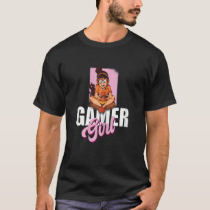 Camiseta Computador de consola de jogador de jogos
