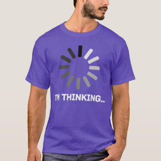 Camiseta Computador de Jogos Nerd Geek Carregando Estou pen