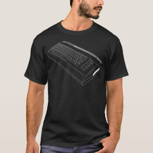 Camiseta computador retrô de 8 bits