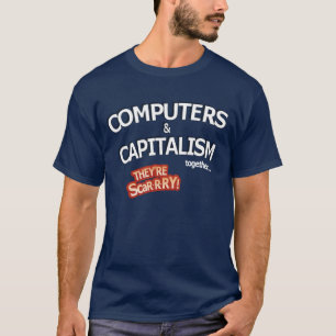 Camiseta computadores & capitalismo