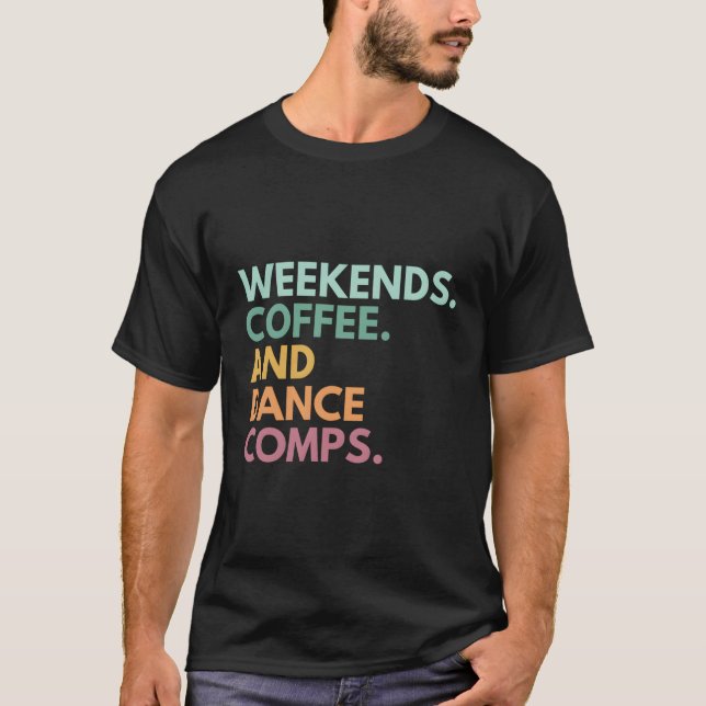 Camiseta Computadores De Café E Dança (Frente)