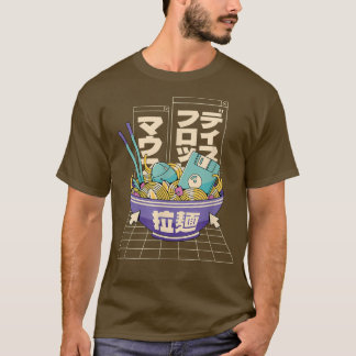 Camiseta Computer Ramen Anime Noodles Kawaii Japão