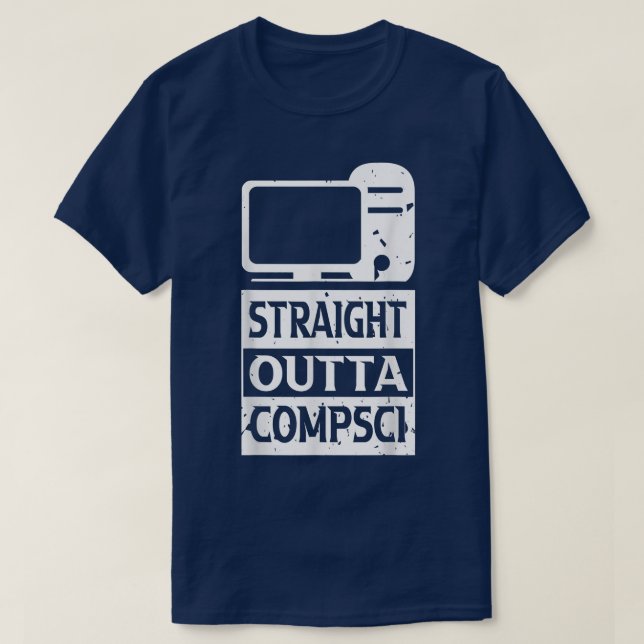 Camiseta Computer Science Shirts Hetero Fora Da Comp Sci Pr (Frente do Design)