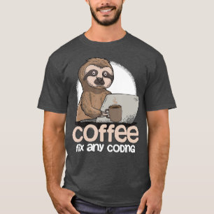 Camiseta Computer Science Sloth Programmer Coding Gift IT
