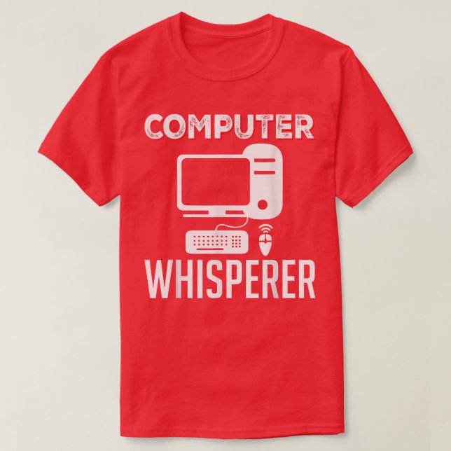 Camiseta Computer Whisperer Computer Science Programando Co (Frente do Design)