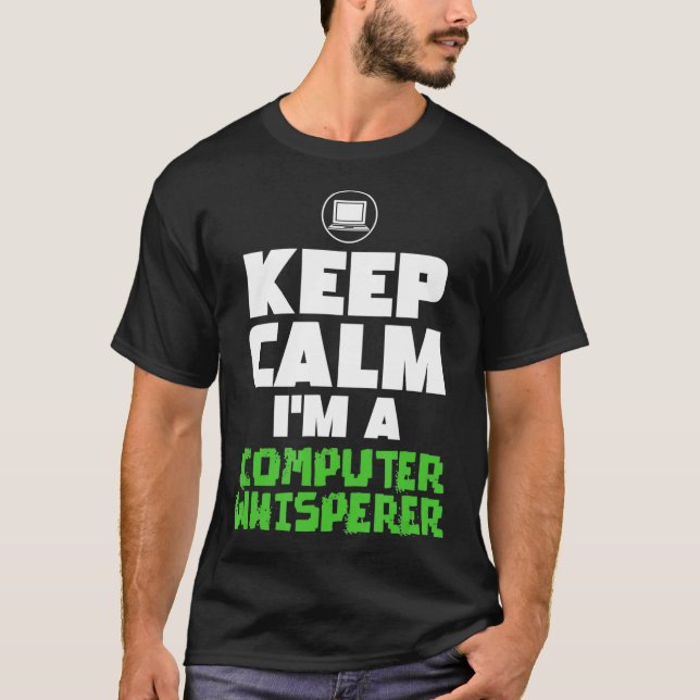Camiseta Computer Whisperer Developer Programmer Tech Suppo (Frente)