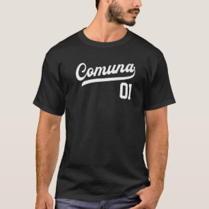 Camiseta Comuna 01 Bairros espanhóis Medellín Colômbia Comm