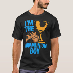 Camiseta Comunhão da Igreja Roupa Cristã Eu sou o Comuni