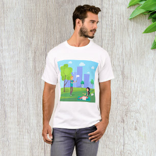 Camiseta Comunicação em Mídia Social no Parque da Cidade
