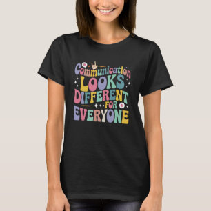 Camiseta Comunicação Parece Diferente para Todos Autismo