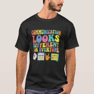 Camiseta Comunicação Parece Diferente para Todos Autismo