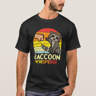 Camiseta Comunicador de Guaxinim Soco no Punho Retro Animal