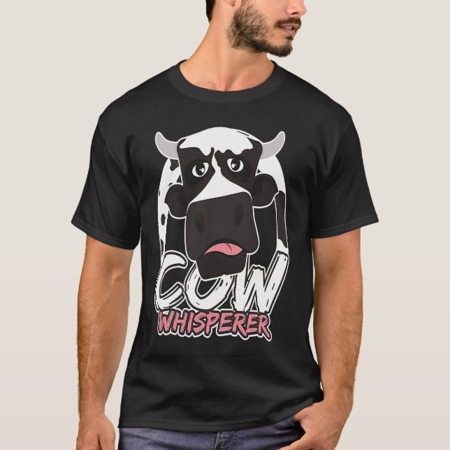 Camiseta Comunicador de Vaca Fazendeiro Vintage (Frente)