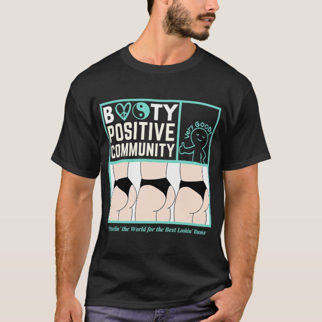 Camiseta Comunidade Booty Positiva (Frente)