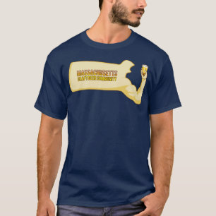 Camiseta Comunidade de Cerveja Artesanato de Massachusetts