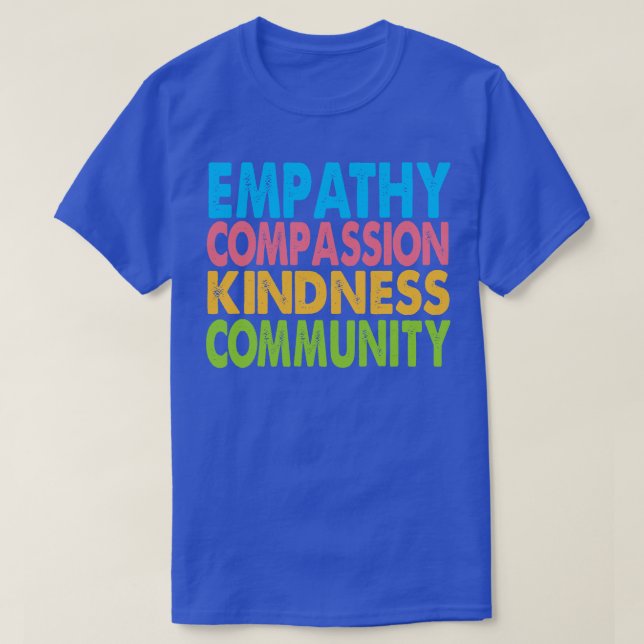 Camiseta Comunidade de simpatia pela compaixão (Frente do Design)