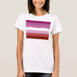 Camiseta Comunidade feminina do orgulho lésbico de Slippery