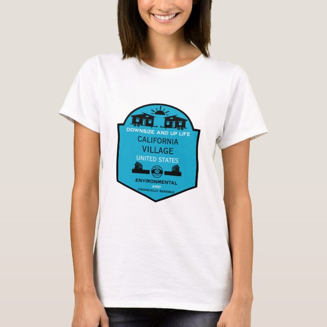 Camiseta Comunidades de Casa Pequena Editáveis (Frente)