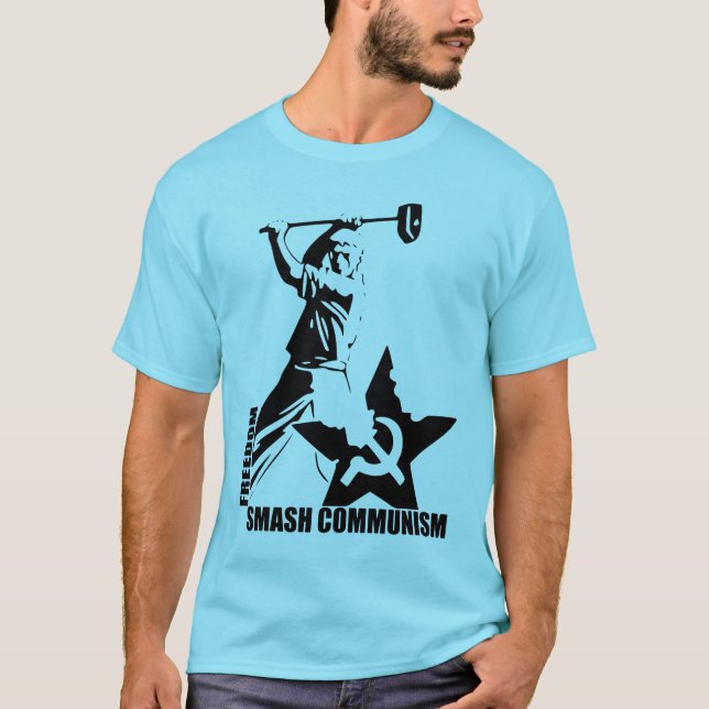 Camiseta Comunismo de Esmagamento à Direita (Frente)
