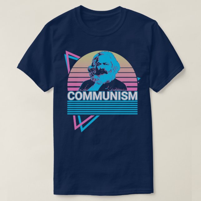 Camiseta Comunismo Karl Marx Marxismo Socialismo Comunista (Frente do Design)