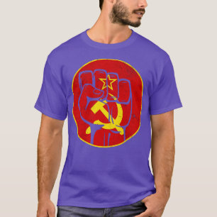Camiseta Comunismo União Soviética Fist Hammer Fickle