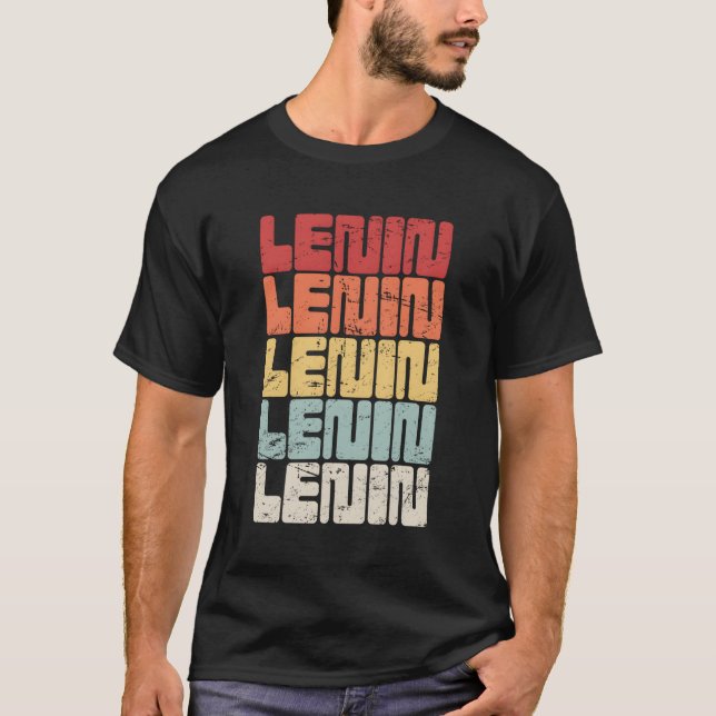 Camiseta Comunista da União Soviética Ussr Vladimir Lenin (Frente)