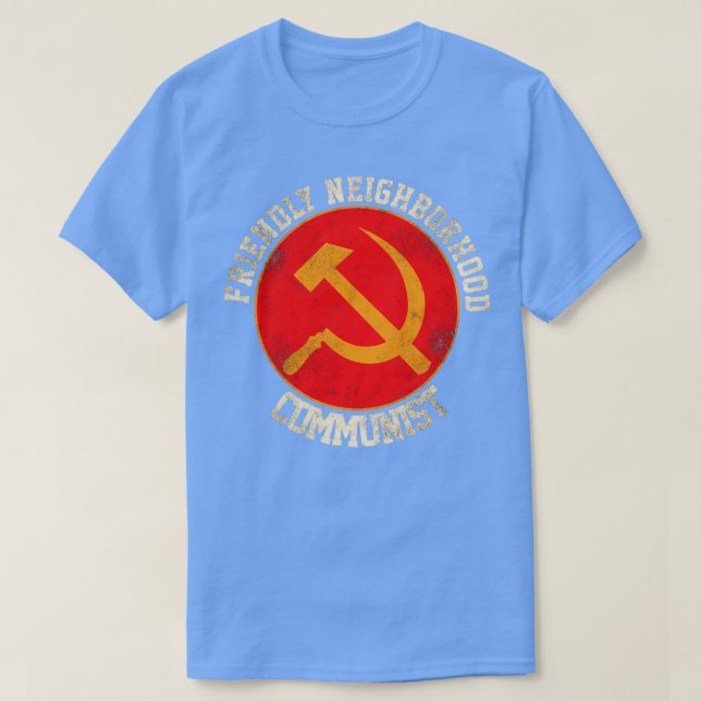 Camiseta Comunista Engraçado (Frente do Design)