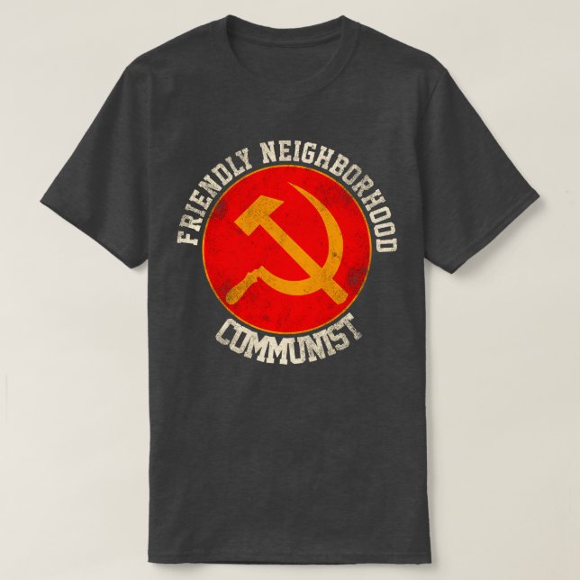 Camiseta Comunista Engraçado (Frente do Design)