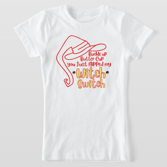 Camiseta Comutador de Bruxas para Cima (Postura )