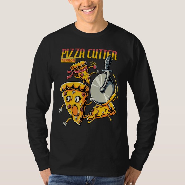 Camiseta Comutador de Pizza Foodie Certified (Frente)