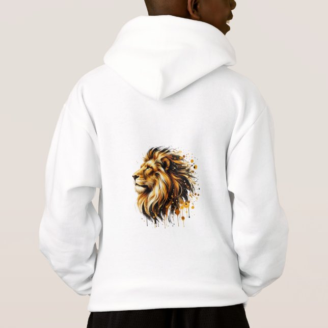 Camiseta con animales efecto pintura  (Verso)