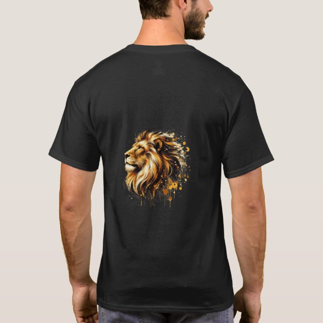 Camiseta con animales efecto pintura  (Verso)