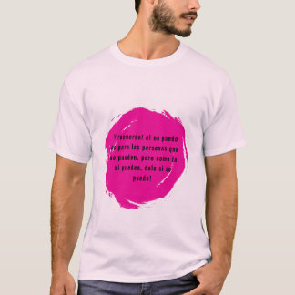 Camiseta con camisa motivadora