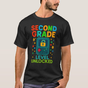Camiseta Con desbloqueado do nível da segunda série Ck para