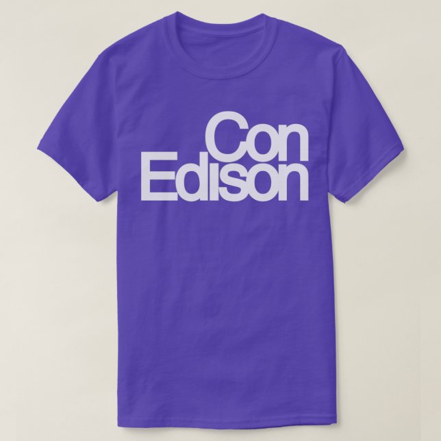 Camiseta Con Edison (Frente do Design)