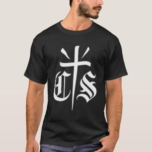Camiseta Con Safos Cholo Chicano Cross Pachuco
