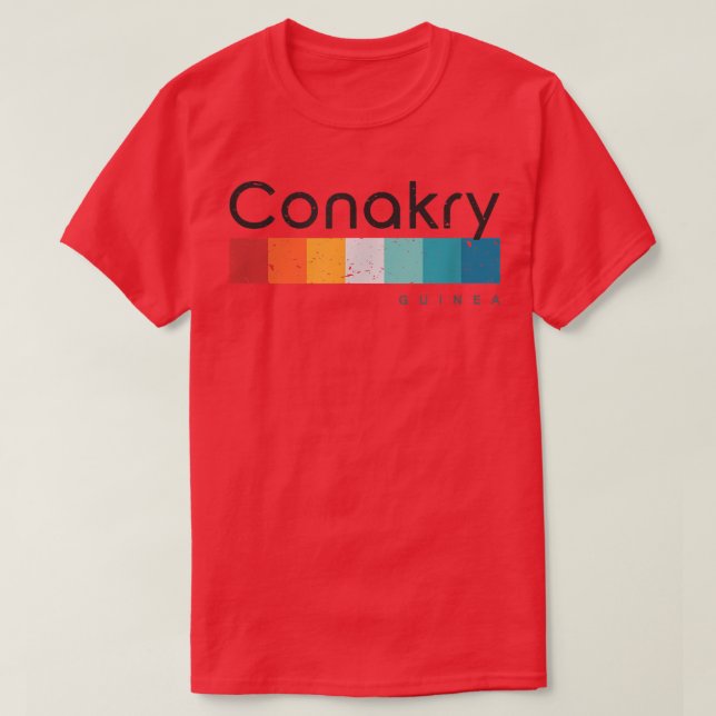Camiseta Conacry Guiné36 (Frente do Design)