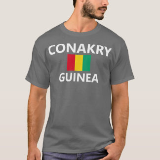 Camiseta Conakry Guiné Flag City in USA