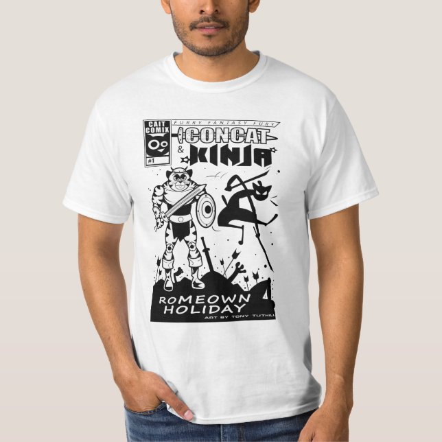 Camiseta Concat & Kinja: Cait Comix (Frente)