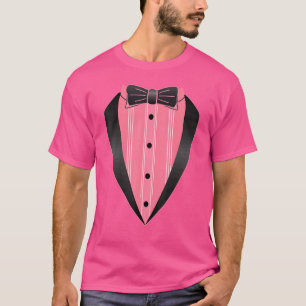 Camiseta Conce de roupa de Arco fácil com roupa de tuxedo r