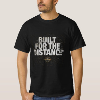 Camiseta Concebido Para A Distância™ Design de Fitness Prem