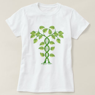 Camiseta Conceito da planta do ADN