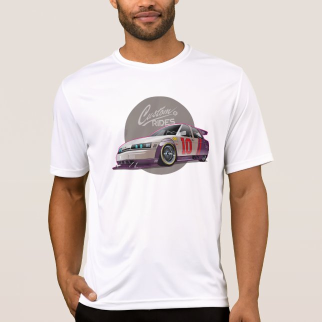 Camiseta Conceito de carro de corrida fictício personalizad (Frente)
