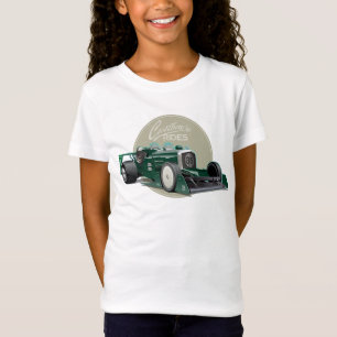 Camiseta Conceito de carro de retrocorrida personalizado