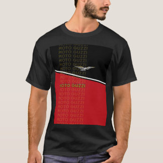 Camiseta conceito de design moto guzzi