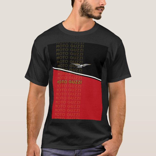 Camiseta conceito de design moto guzzi (Frente)