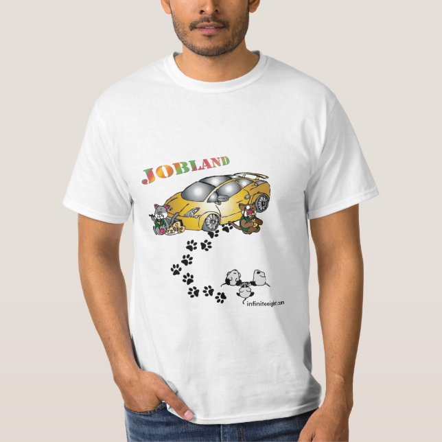 Camiseta Conceito de Jobland, uma COLABORAÇÃO COM SAUN (Frente)