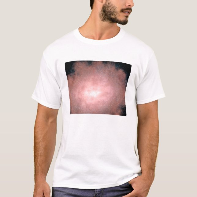Camiseta Conceito de que galáxia empoeirada e brilhante (Frente)